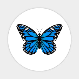Monarch Butterfly - Blue Magnet